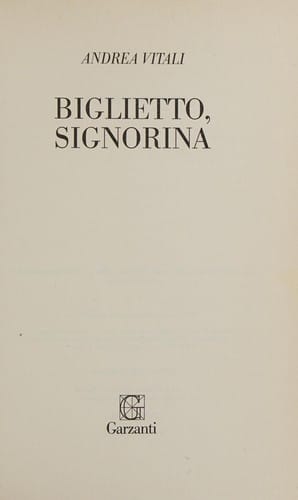 Biglietto, signorina