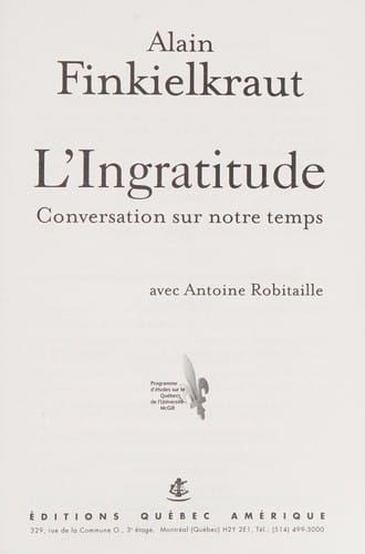 L' ingratitude