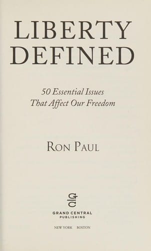 Liberty defined : 50 essential issues that affect our freedom 