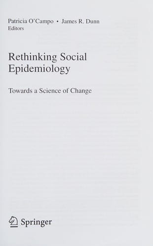 Rethinking social epidemiology