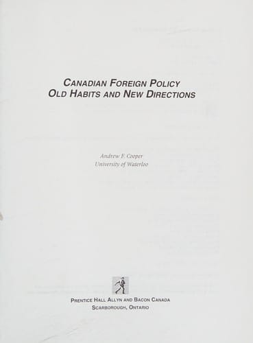 Canadian foreign policy