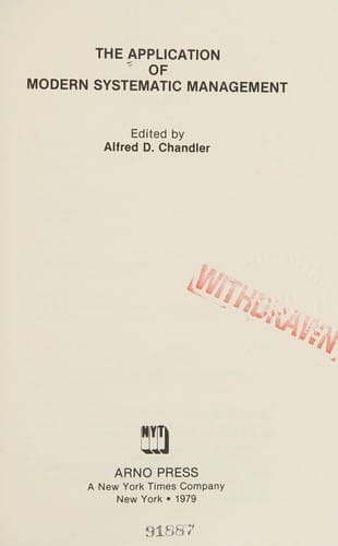 The Application of modern systematic management