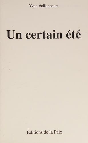Un certain été