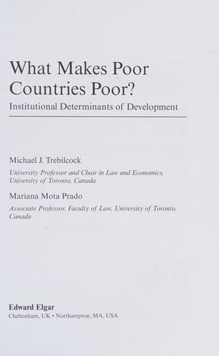 What makes poor countries poor?