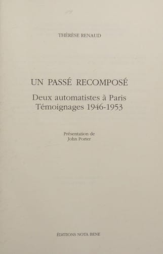 Un passé recomposé