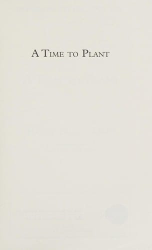A time to plant