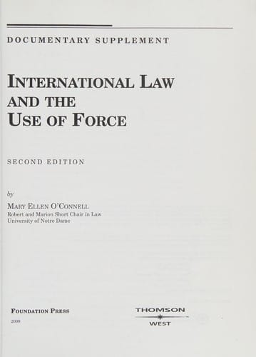 International law and the use of force