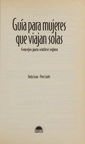 Guia Para Mujers Que Viajan Solas