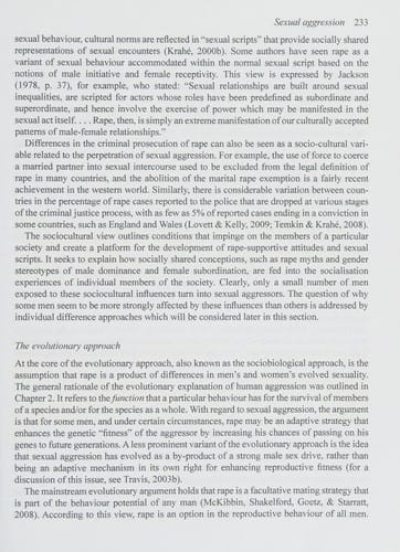 The social psychology of aggression