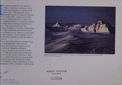 The Northern energy search