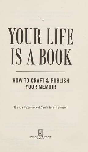 Your life is a book