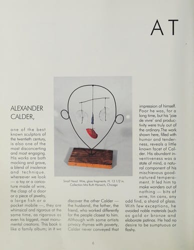 The intimate world of Alexandre Calder