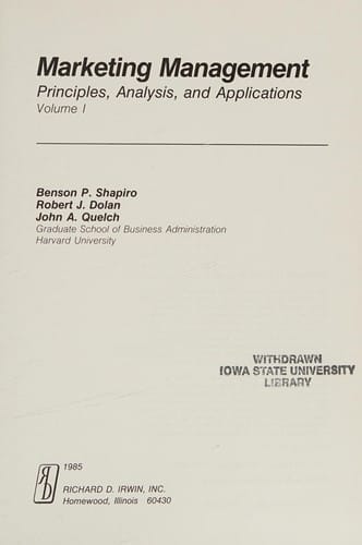 Marketing management