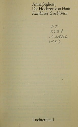 Die Hochzeit von Haiti