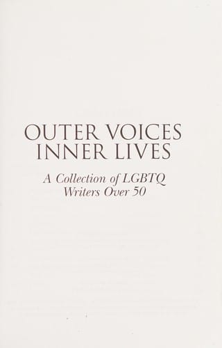 Outer voices, inner lives