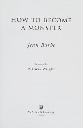 How to become a monster