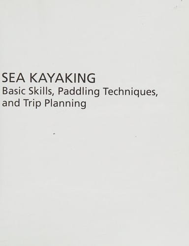 Sea kayaking