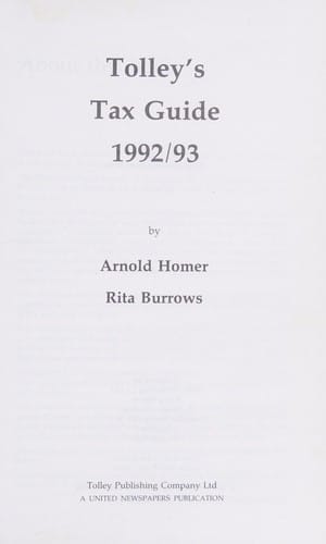Tolley's Tax Guide (Tolley's Tax Annual)
