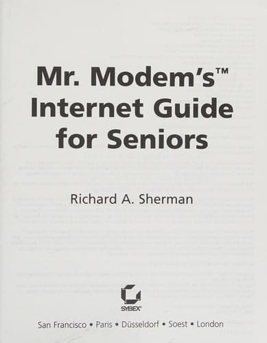 Mr. Modem's internet guide for seniors