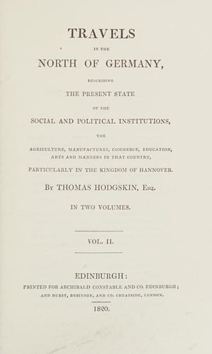 Travels in the north of Germany