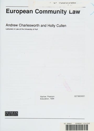 European Community law