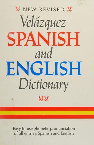 Ve ́lasquez SpanishEnglish dictionary