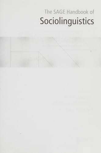 The SAGE handbook of sociolinguistics