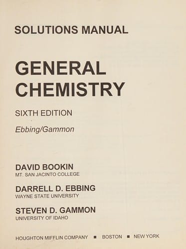 General chemistry