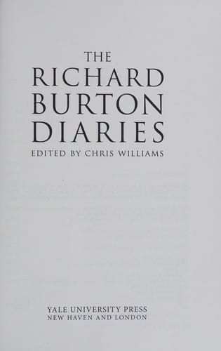 The Richard Burton diaries