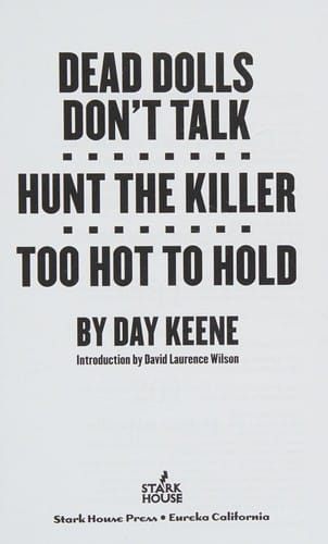 Dead dolls don't talk