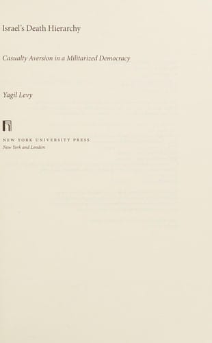 Israel's death hierarchy