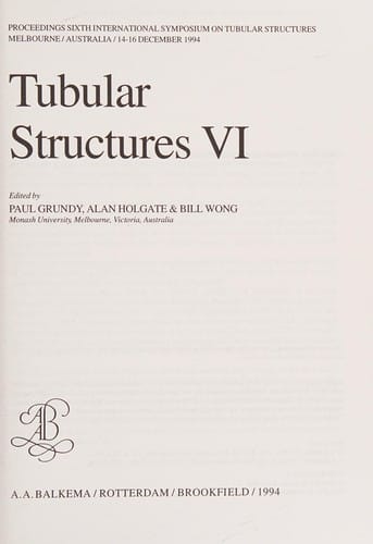 Tubular structures VI