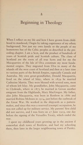 On being a theologian