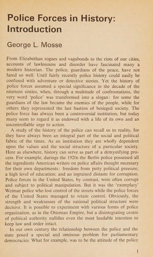 Police forces in history