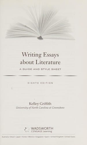 Writing essays about literature