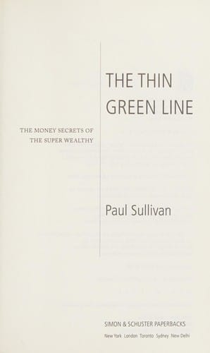 The thin green line