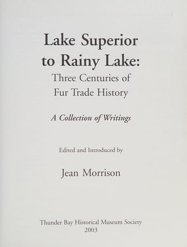 Lake Superior to Rainy Lake