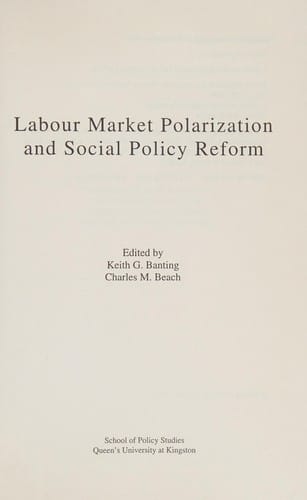 Labour market polarization and social policy reform