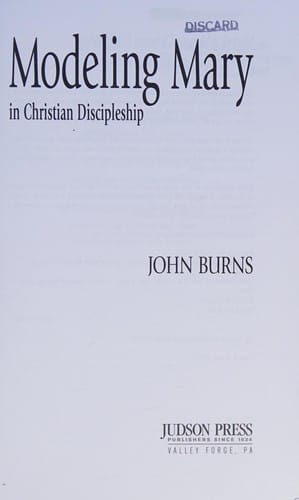 Modeling Mary in Christian discipleship