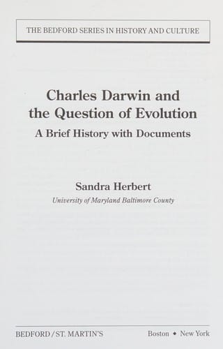 Charles Darwin and the question of evolution
