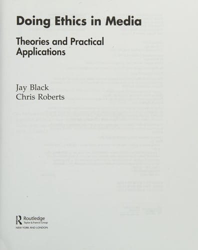 Doing ethics in media