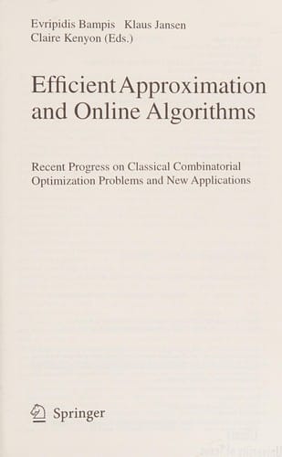 Efficient approximation and online algorithms