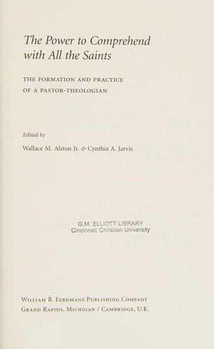 The power to comprehend with all the saints