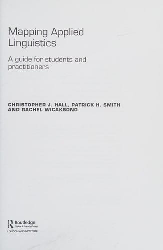 Mapping applied linguistics