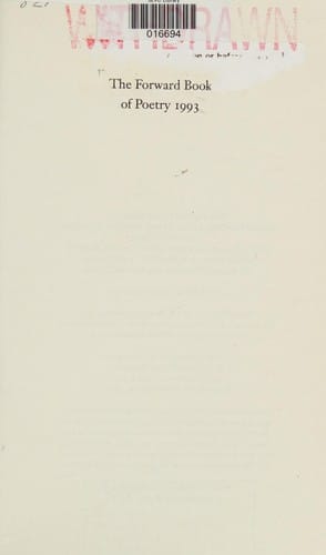 The Forward book of poetry 1993