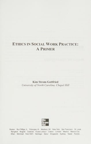 Ethics in social work research
