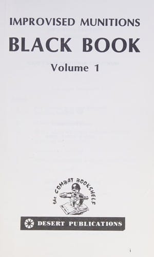 Improvised munitions black book