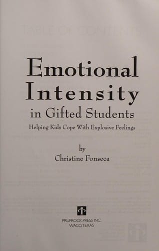 Emotional intensity in gifted students
