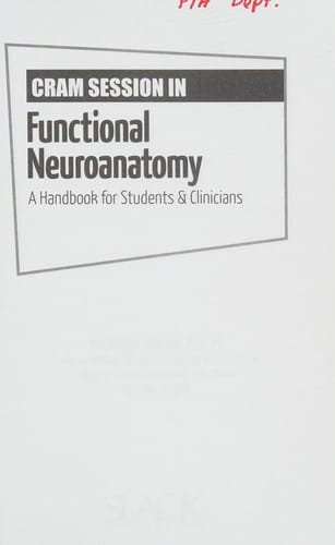 Cram session in functional neuroanatomy