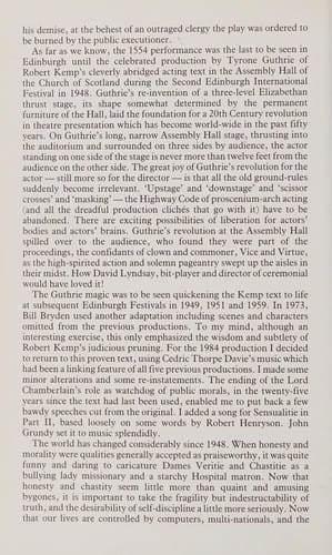 Ane Satyre of the Thrie Estaites